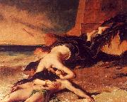 William Etty Hero and Leander 1 painting